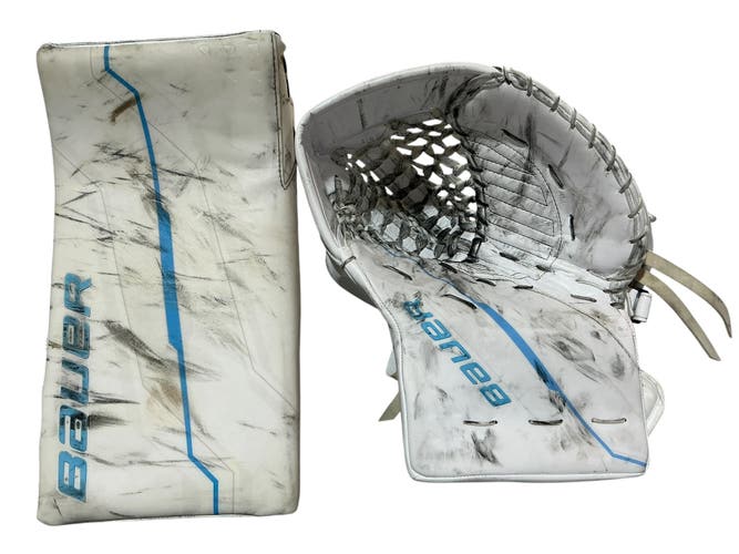 Connor Ingram Bauer Ultrasonic Glove Set Skinned As Shadow Mammoth Pro Stock (Used) 3972