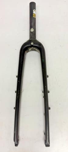 Black Carbon 12x100mm Thru Axle 700C Internal Cable Routing Fork 170mm Tapered