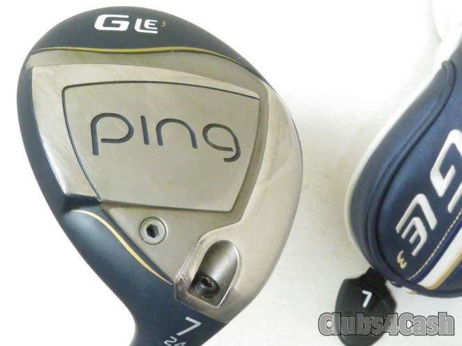 PING Womens G Le3 Fairway 24 7 Wood ULT 240 LITE Flex +Cover .. LADIES