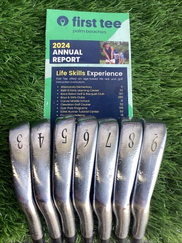 Mizuno MP-60 Cut Muscle Forged Iron Set 3-9 With S300 Stiff Steel Shafts