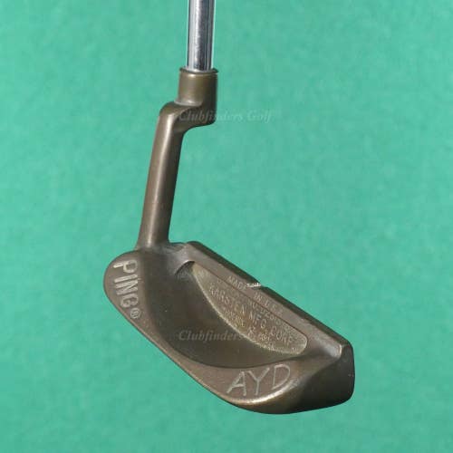 VINTAGE Ping AYD Manganese Bronze Plumbers-Neck 35" Putter Golf Club Karsten