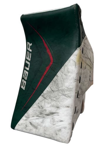 Bauer Shadow Goalie Blocker Pro Stock Samuel Hlavaj Wild (Used) 3053