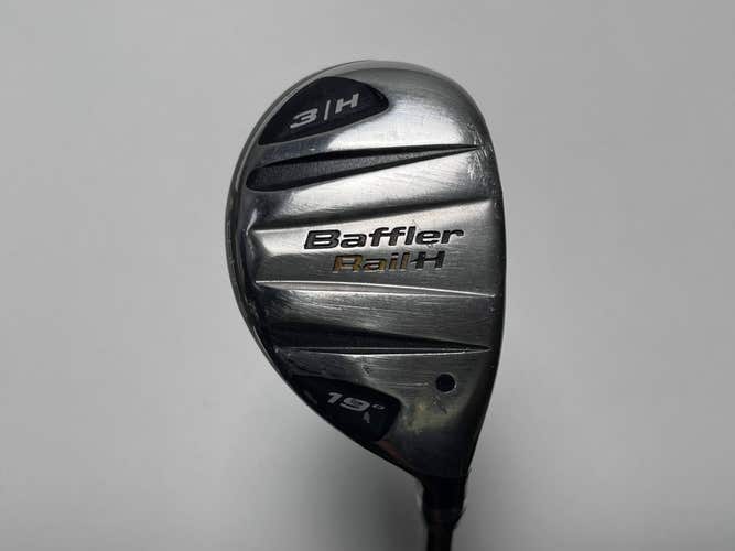 Cobra Baffler Rail H 3 Hybrid 19* Wishon S2S White 75g Senior RH Midsize Grip