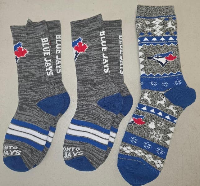 toronto blue jays dress socks Gertex Men's MLB Toronto Blue Jays 2-Pack Dress Socks | Sock Size 10-13 (Shoe Size 7-12)