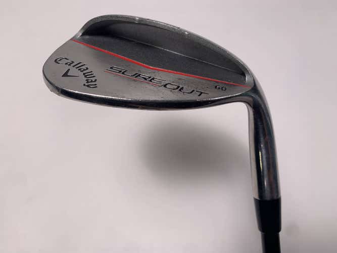 Callaway Sure Out Lob Wedge LW 60* UST Mamiya 65g Wedge Graphite Mens RH