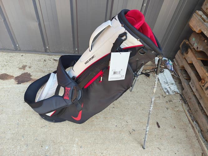 Nike Sport Lite Golf Bag Black | Red New with Tags