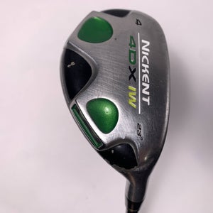 Nickent 4DX Ironwood 4 Hybrid 23* UST SR3 Stiff Graphite Mens RH