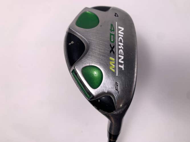 Nickent 4DX Ironwood 4 Hybrid 23* UST SR3 Stiff Graphite Mens RH