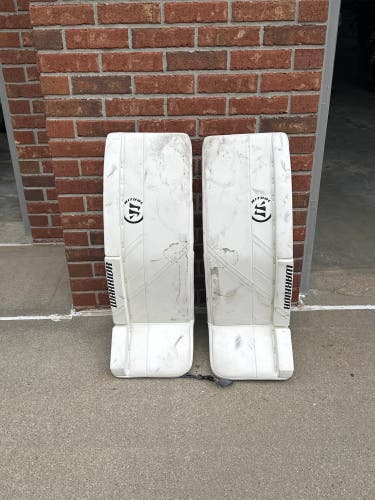 34" Warrior Ritual R/G6 Goalie Leg Pads (Used)