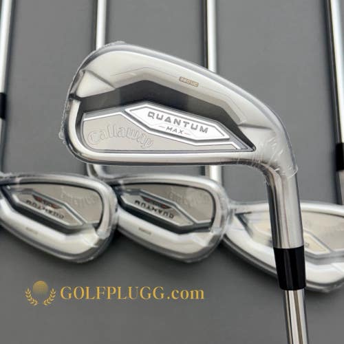 New- 2026 Callaway Quantum Max Iron Set 5-AW / KBS Steel, Regular (460)