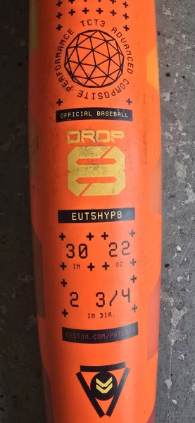 2025 Easton Hype Fire Composite USSSA Certified Bat (-8) 22 oz 30" (Used)