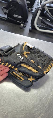 Used Rawlings 11.5 Bb Sb Glove Rh Throw Black 11 1 2" 11497-s000158897