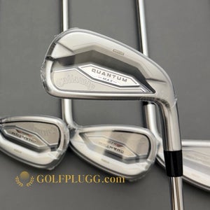 New- 2026 Callaway Quantum Max Iron Set 5-AW / KBS Steel, Stiff (504)