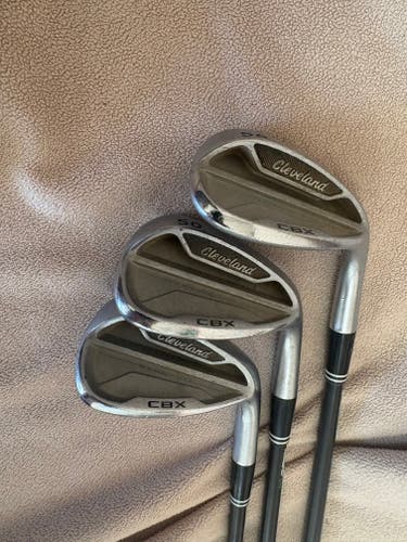 Men's Cleveland CBX RH Wedge Set Wedgeflex Graphite Shaft (Used)