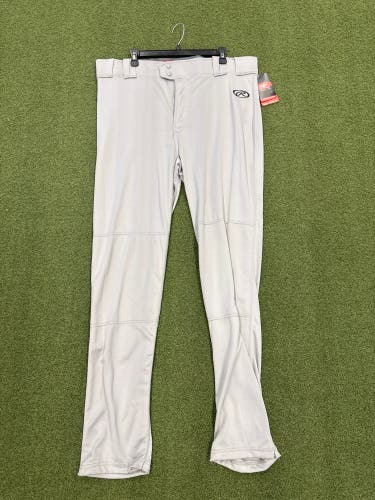 Rawlings Gray Men's XL Adult Game Pants (New)