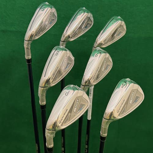 NEW LH TaylorMade SIM 2 MAX 5-AW Iron Set Ventus Blue 6-R Graphite Regular
