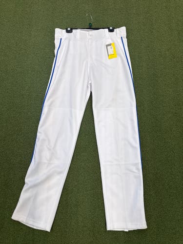 Easton White with Blue Piping Men's XL Adult Mako Game Pants (New)
