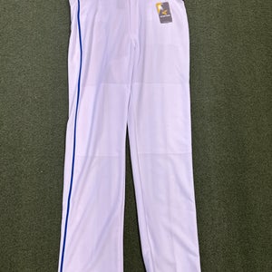 Easton White with Blue Piping Men's XL Adult Rival 2 Game Pants (New)