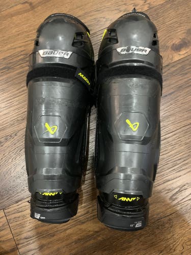 Senior Bauer Supreme Mach 17" Shin Pads (Used)……..