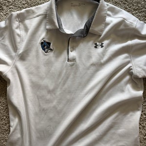 Johns Hopkins White XL Men's Under Armour Shirt (Used)