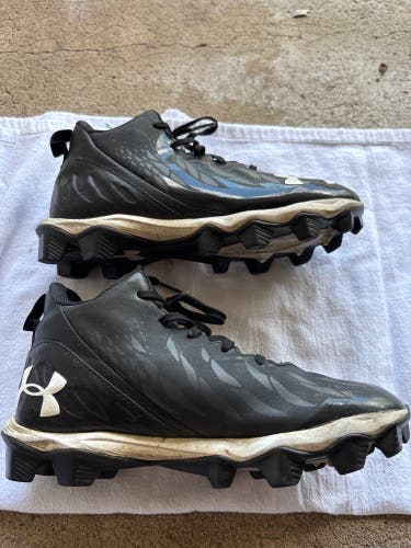 Men's 3Y (Big Kids / Youth) Under Armour Mid Top Molded Cleats (Used)