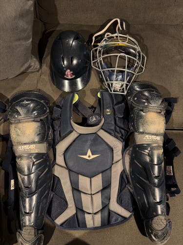 Navy All Star System 7 Catcher's Set (Used)