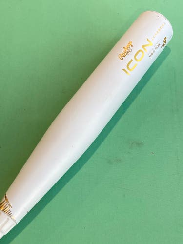 2024 Rawlings Icon Composite Bat USSSA Certified (-8) Composite 23 oz 31" (Used)