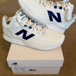 White Men's Size M 8.5 (W 9.5) Adult New Balance Shoes (New)