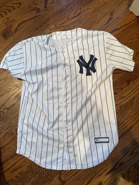 Gerrit Cole NY Yankees White Large Kids Unisex Jersey (Used)