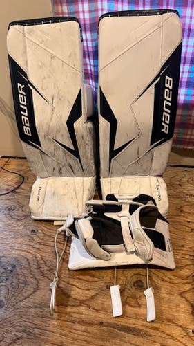 Medium (31+) 2025 Bauer Sv-Pro Goalie Leg Pads (Used)