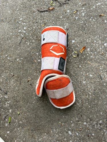Orange Senior EvoShield Leg guard Shin Guards (Used)
