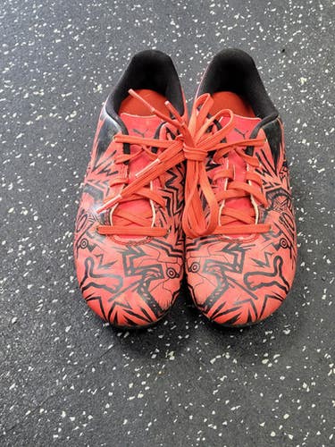 Used Puma Soccer Cleats Red Junior 01 11849-s000040934