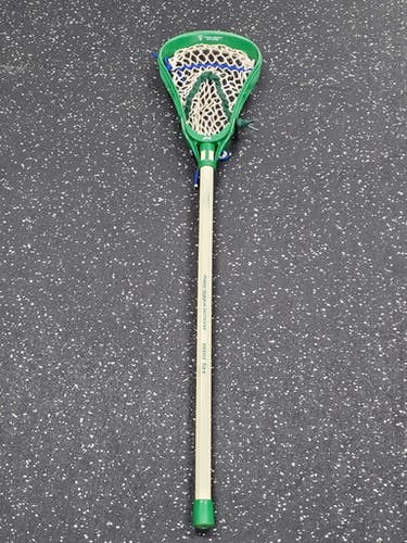 Used Major League Lacrosse Jr Atk Mid Complete Stick Green 11849-s000040959