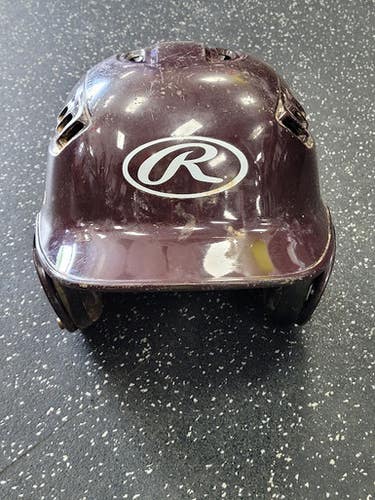 Used Rawlings R16s-r1 Batting Helmet No Mask Maroon Lg 11849-s000041023