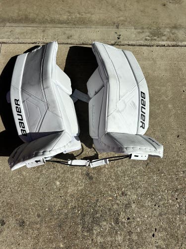 30" 2022 Bauer Supreme M5 Pro Goalie Leg Pads (Used)