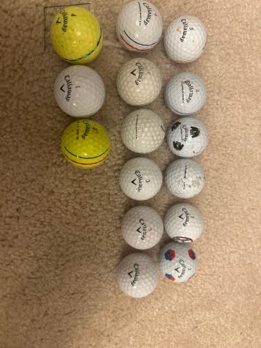 Callaway Chrome Soft Balls 15 Pack (Used)
