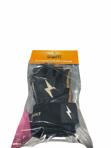 Used Bb Sb Batting Gloves Black Md 11834-s000052754
