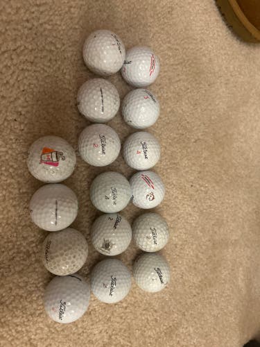 Titleist TruFeel Balls 16 Pack (Used)
