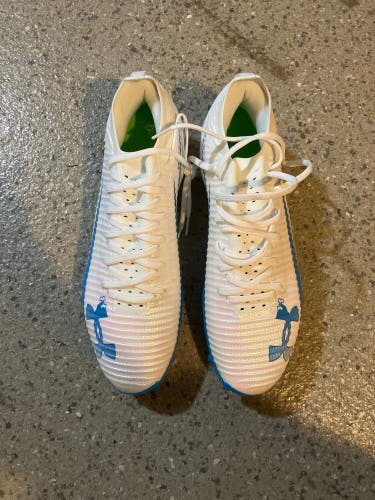 White Men's Size 13.0 (W 14.0) Adult Under Armour Molded Cleats Cleats (New)