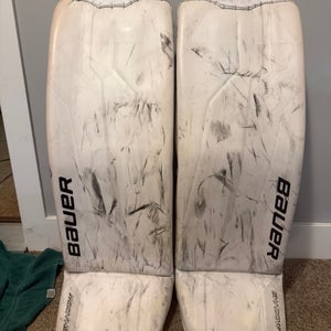 *BROKEN READ DESC* Large 2024 Bauer Supreme Shadow Goalie Leg Pads (Used)