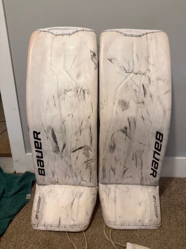 *BROKEN READ DESC* Large 2024 Bauer Supreme Shadow Goalie Leg Pads (Used)
