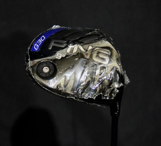 NEW PING G30 DRIVER LOFT: 9 FLEX: STIFF LENGTH: 46 IN RIGHT HANDED