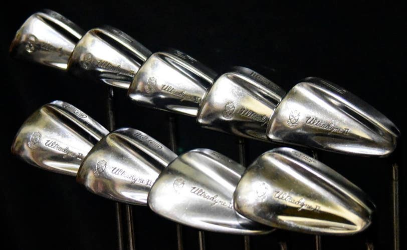 WILSON WALTER HAGEN ULTRADYNE II IRONS SET 9 FLEX:REGULAR LENGTH: (5) 40" RH