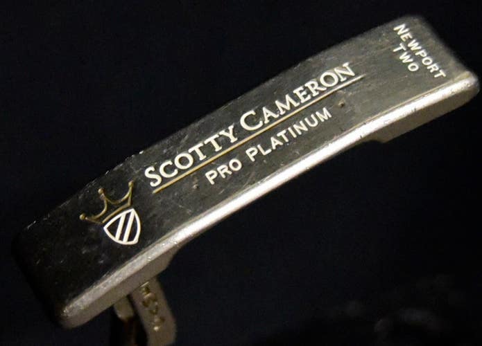 SCOTTY CAMERON NEWPORT TWO PRO PLATINUM PUTTER LENGTH: 34.5 IN LH NEW GRIP