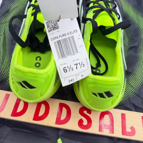 Adidas Copa Pure 3 Elite Fg Core Black Green Soccer Cleats  display picture 3