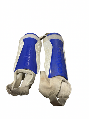 Used Adidas Soccer Shin Guards Youth Royal Blue Sm 11834-s000052537