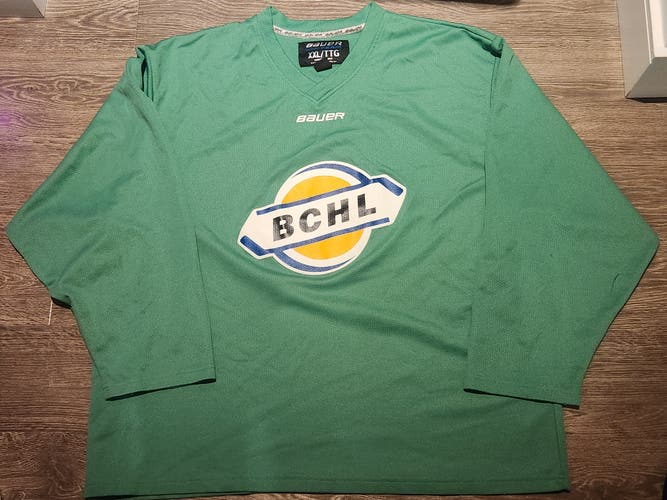 Bauer Hockey BCHL Pro Stock Practice Jersey Green XX-Large XXL #21