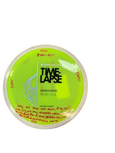 Used Axiom Neutron Time-lapse Disc Golf Driver Neon Green 173g 11450-s000523244