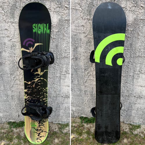 150cm Signal Park House of 1817 edition Snowboard With Burton Cartel Bindings (lightly used)