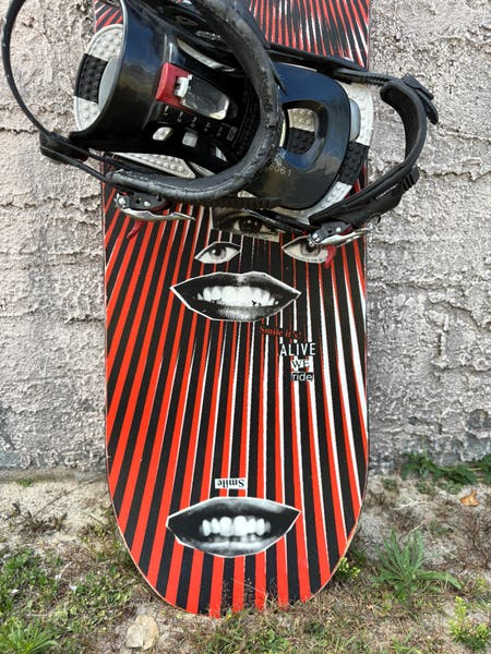 158cm Volcom X Nitro Beast Snowboard With Ride Bindings (Used